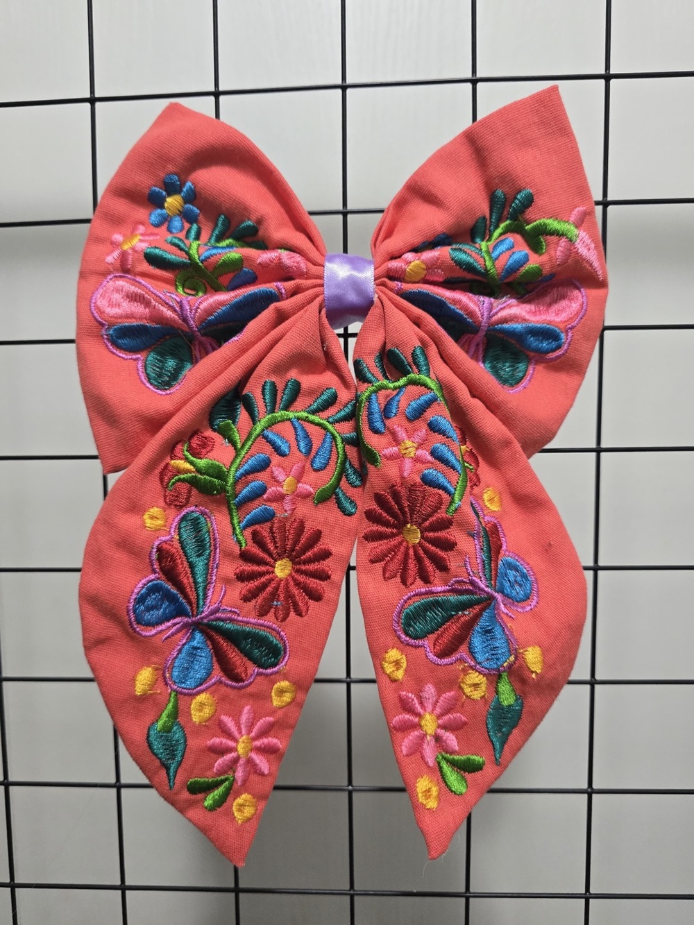 Embroidered Bow